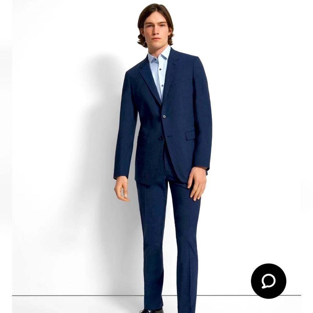 Theory mens Chambers blazer in blue size 40R